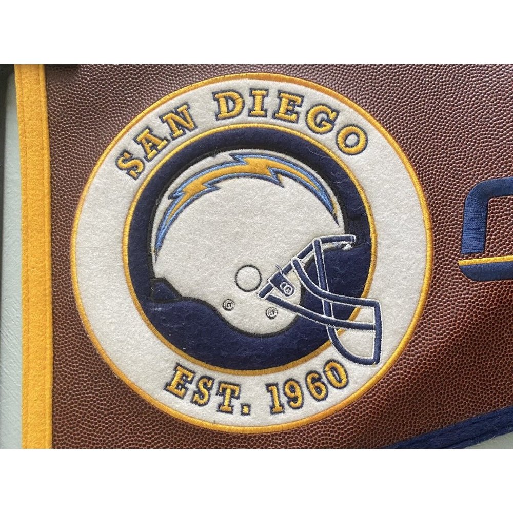San Diego Chargers NFL Pigskin Pennant 12 X 31 Flag Banner Winning Streak